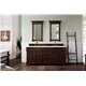 Brookfield 72" Double Vanity Cabinet, Burnished Mahogany