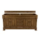 Brookfield 72" Double Vanity Cabinet, Country Oak