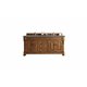 Brookfield 72" Double Vanity Cabinet, Country Oak