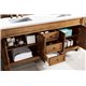Brookfield 72" Double Vanity Cabinet, Country Oak