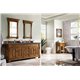 Brookfield 72" Double Vanity Cabinet, Country Oak