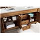 Brookfield 72" Double Vanity Cabinet, Country Oak