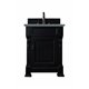 Brookfield 26" Single Vanity Cabinet, Antique Black