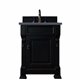 Brookfield 26" Single Vanity Cabinet, Antique Black