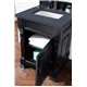 Brookfield 26" Single Vanity Cabinet, Antique Black