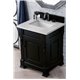 Brookfield 26" Single Vanity Cabinet, Antique Black