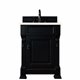 Brookfield 26" Single Vanity Cabinet, Antique Black