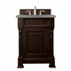 Brookfield 26" Single Vanity Cabinet, Burnished Mahogany