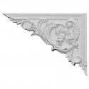 Left Flower Stair Bracket- SB08X06FL-L