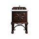 Balmoral 26" Single Vanity Cabinet, Antique Walnut
