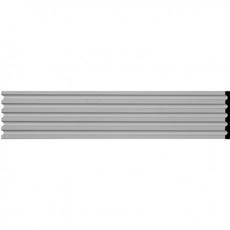 "5 1/8""W x 78 3/4""H x 5/8""D Fluted Casing"