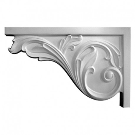 Left Large Acanthus Stair Bracket - SB11X07AC-L