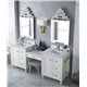 Copper Cove Encore 86" Double Vanity Set, Bright White w/ 3 CM Arctic Fall Solid Surface Top