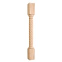 P3 Wood Post with Rope Pattern 