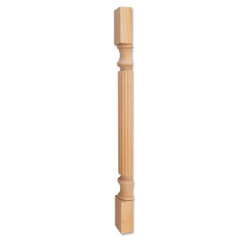 P2S Wood Post with Reed Pattern