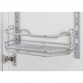 Door Mount Tray 6" x 3" x 11" Finish: Chrome 