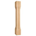 P38 Fluted Corner Modern Wood Post