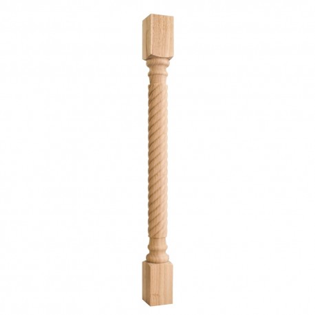 P3-3 Wood Post with Rope Pattern