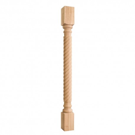 P3-3 Wood Post with Rope Pattern