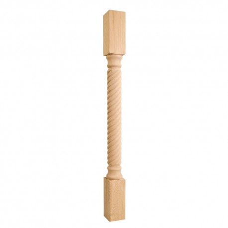 P3-42 Wood Post with Rope Pattern