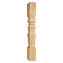 P29-42 Turned Acanthus/Fluted Post