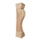 FCOR5 Fluted Wood Fireplace Mantel Corbel