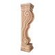 FCORQ Rounded Traditional Wood Fireplace Mantel Corbel