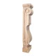 FCOR21 Scandinavian Romanesque Wood Fireplace Mantel Corbel