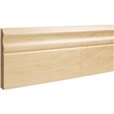 3/4" D x 5" H Hard Maple Scalloped Edge Base Moulding