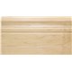 3/4" D x 5" H Hard Maple Scalloped Edge Base Moulding