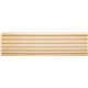 3/4" D x 2-5/8" H Alder Reed Corner Moulding