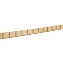 5/16" D x 1" H Oak Dentil Moulding