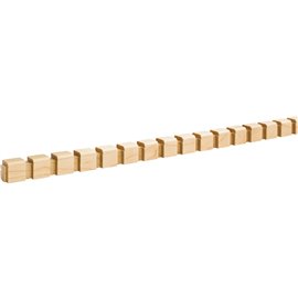 1/2" D x 5/8" H Alder Dentil Moulding