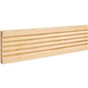 5/8" D x 3-1/2" H Alder Fluted Moulding