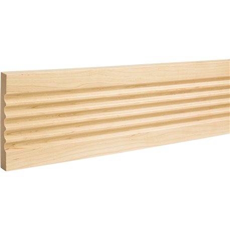 5/8" D x 4" H Alder Fluted Moulding