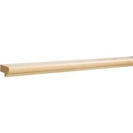 1-1/2" D x 13/16" H Alder Bullnose & Cove Light Rail Moulding