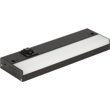 9-1/2" 120-Volt Bar Light, Dimmable and 3-Color Selectable, Black