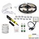 16 Ft., 120 Lumens/Ft. 12-volt Accent Output Touch Dimmer Switch Tape Light Kit, Single-White, Warm White 2700K