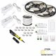 32 Ft.. 225 Lumens/Ft. 12-volt Standard Output Duo Wireless Controller Tape Light Kit, 2 Zone 2 Area, Single-White, Warm White 2