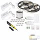 32 Ft.. 225 Lumens/Ft. 12-volt Standard Output Duo Wireless Controller Tape Light Kit, 2 Zone 2 Area, Single-White, Warm White 2
