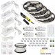 65 Ft., 225 Lumens/Ft. 12-volt Standard Output Quattro Wireless Controller Tape Light Kit, 4 Zone 4 Area, Single-White, Warm Whi