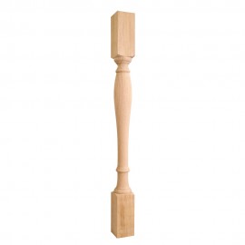 P1-42 Turned Wood Post (Island Leg)