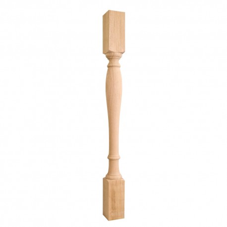 P1-42 Turned Wood Post (Island Leg)