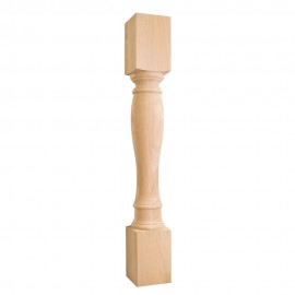 P1-5-36 Turned Wood Post (Island Leg)