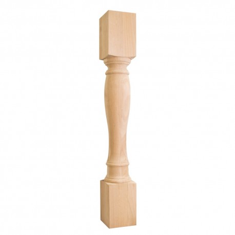 P1-5-36 Turned Wood Post (Island Leg)