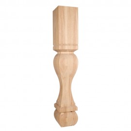 P13 Solid Wood Square Island Post