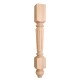 P16 Fluted Turned Wood Post (Island Leg)