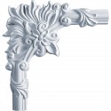 11 3/4W x 11 3/4H x 1P Ashford Leaf Panel Moulding Corner