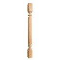 P2-3-42 Wood Post with Reed Pattern (Island Leg)