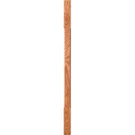 Chamfered Edge Sq. Craftsman 1-3/4" X 34" - Gloss Primed White